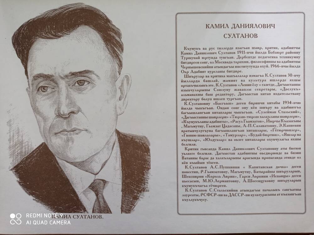 Портрет  Камиль  Султанов