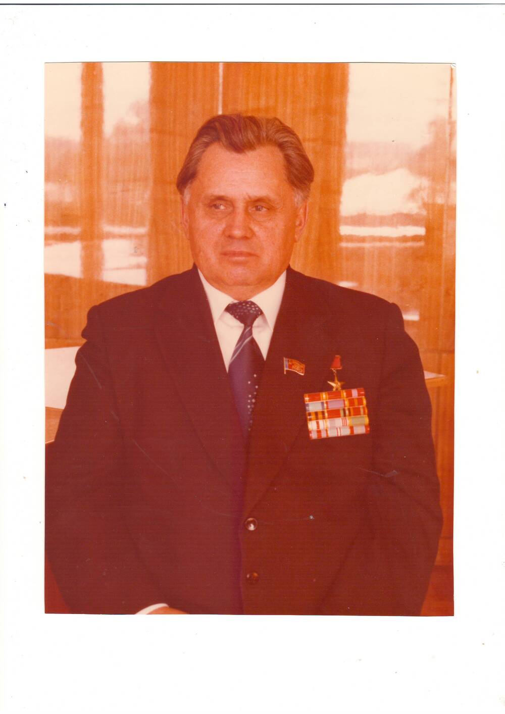 Фото. Рахманов Т.Л. Портрет погрудный, 1987 год.