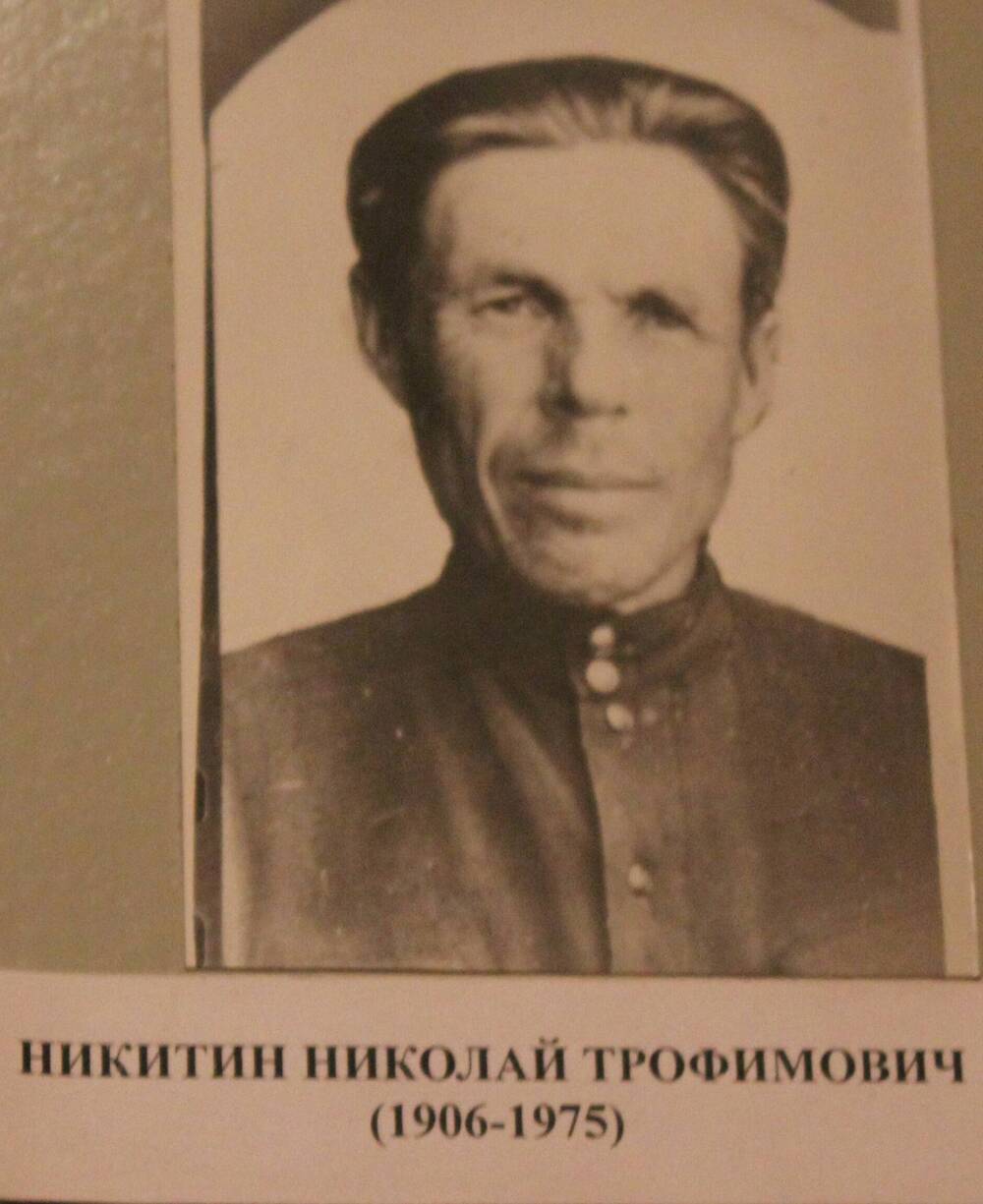 Фотография.Никитин Николай Трофимович (1906-1975 )