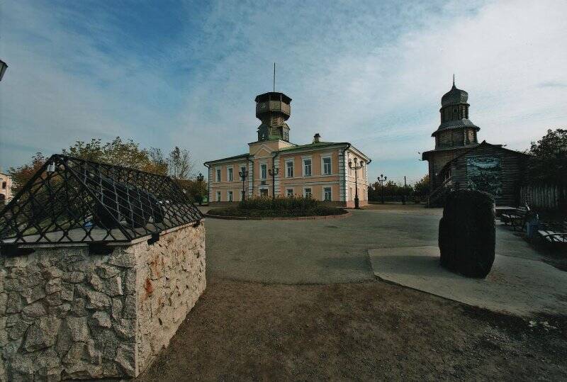 Фотография с изображением Музея истории Томска и Воскресенской горы.