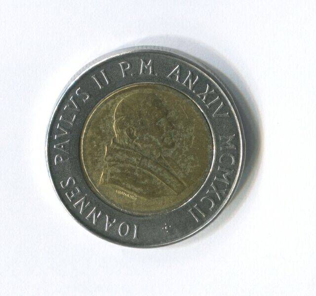 Монета 500 лир