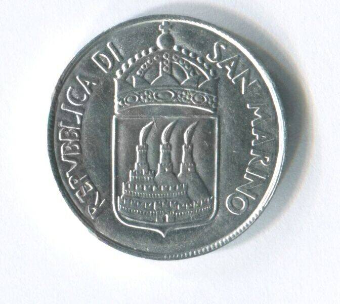 Монета 1 лира