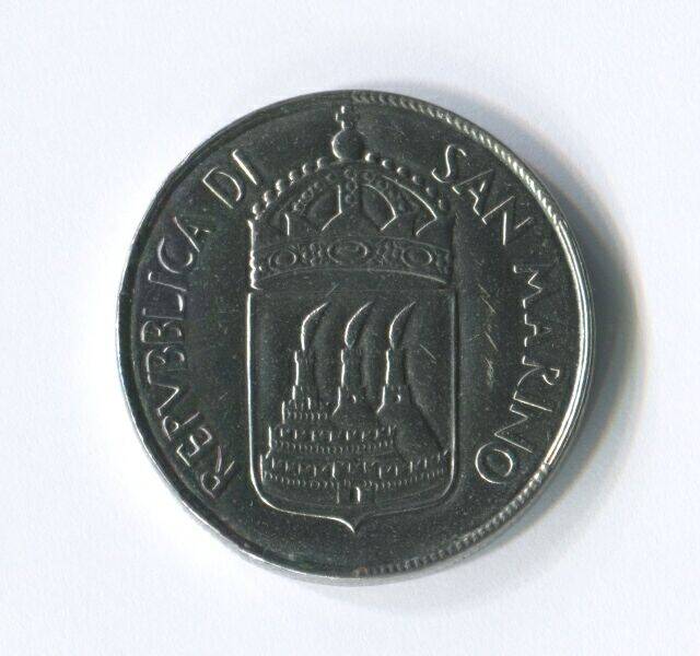Монета 100 лир