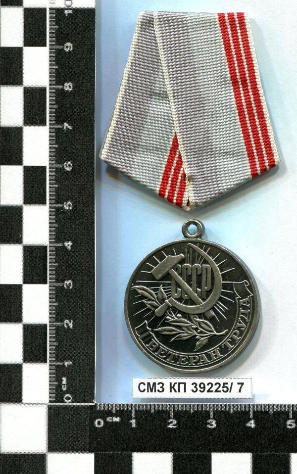 Медаль Ветеран труда М.Г. Кононова.