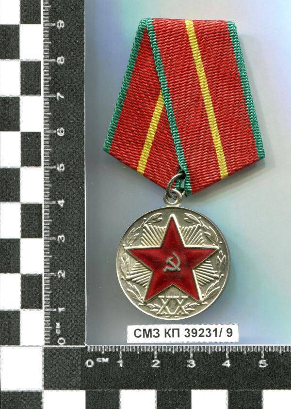 Медаль За безупречную службу I степени М.А. Бровко.