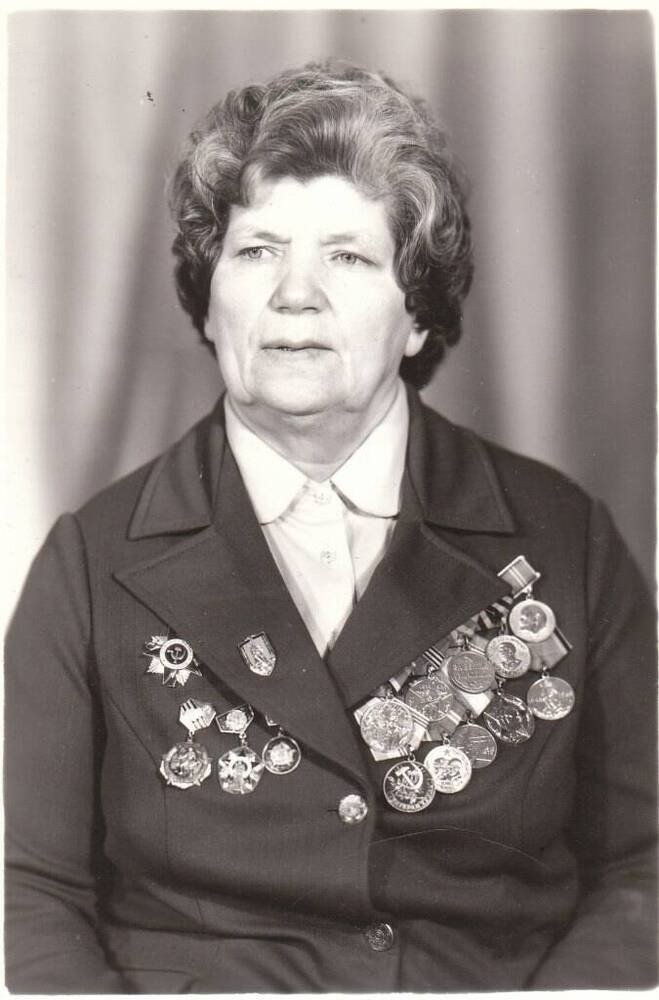 Фотография ветерана Великой Отечественной войны Смирновой Лидии Дмитриевны