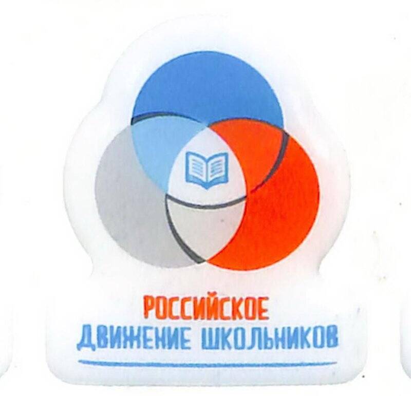 Издание печатное. Наклейки - стикеры  с логотипом «Российское движение школьников».