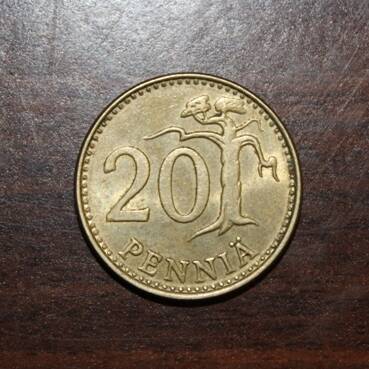 Монета 20 пенни