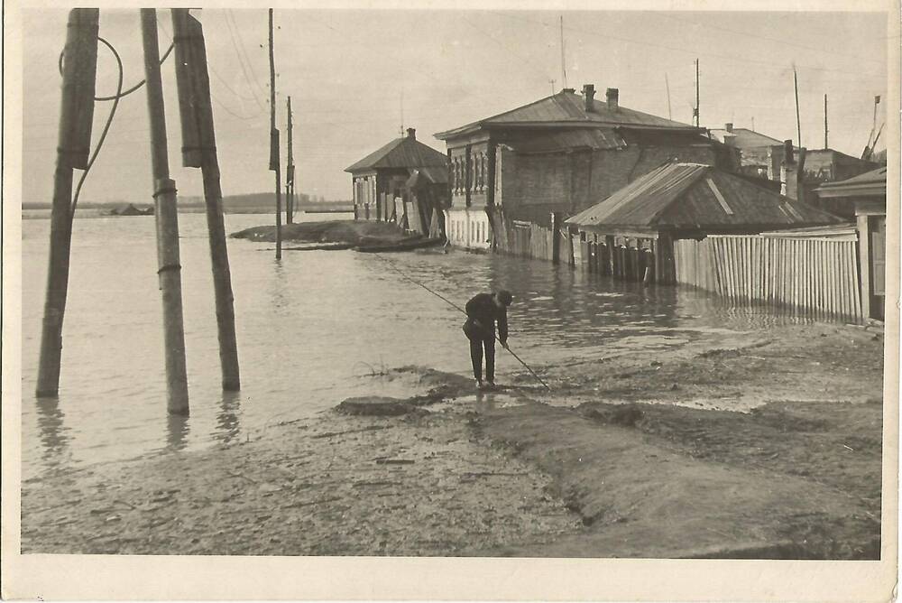 Фотография Наводнение в Ачинске. Устье Тептятки