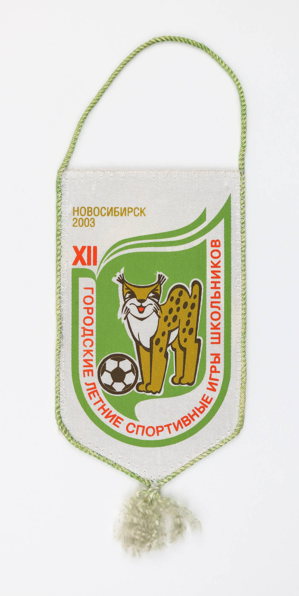 Вымпел XII Городские летние спортивные игры школьников Новосибирск - 2003г.