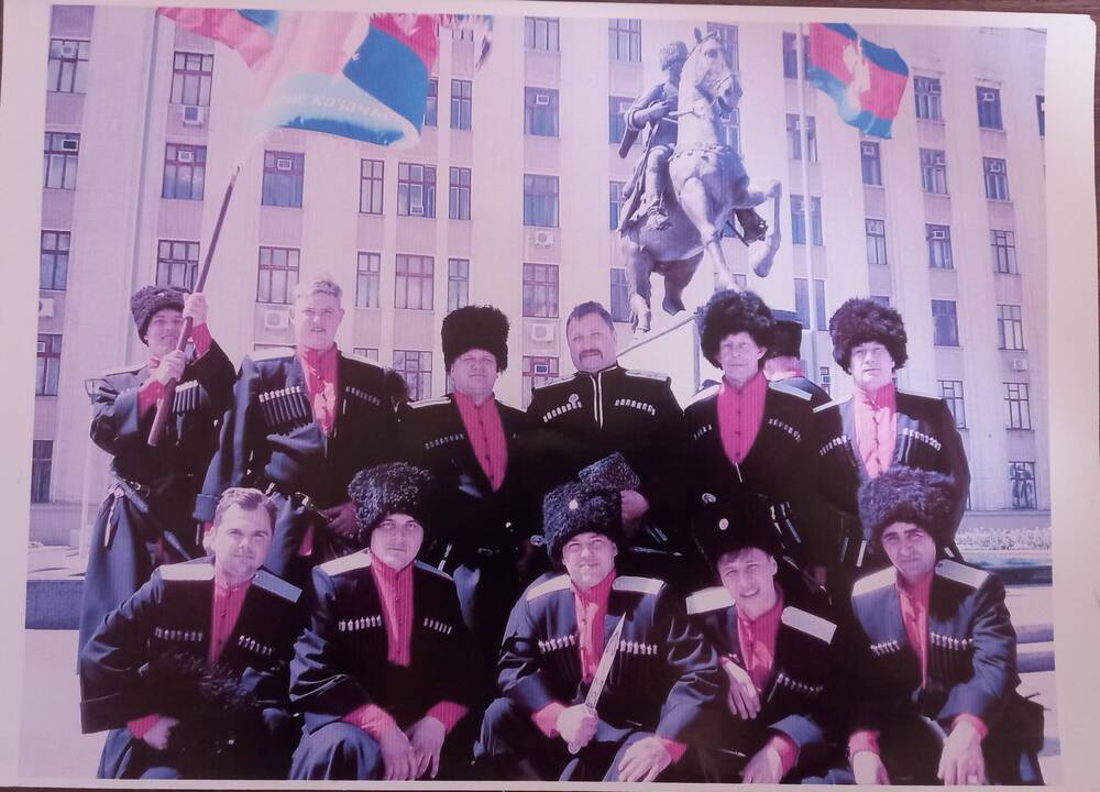 Фотография Смотр-парад казачьих войск г. Краснодар 2007 год.