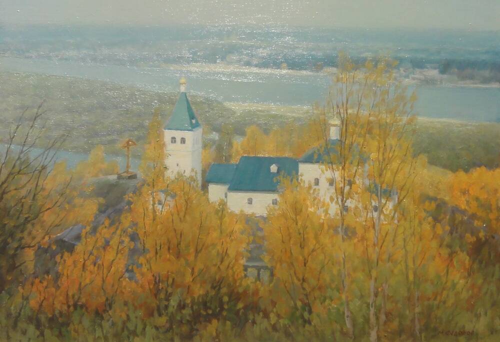 Картина. «Дудин монастырь». Автор Федоров М.А.