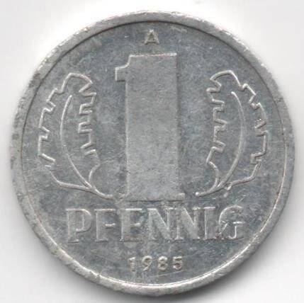 Монета. 1 PFENNIG. Германия.