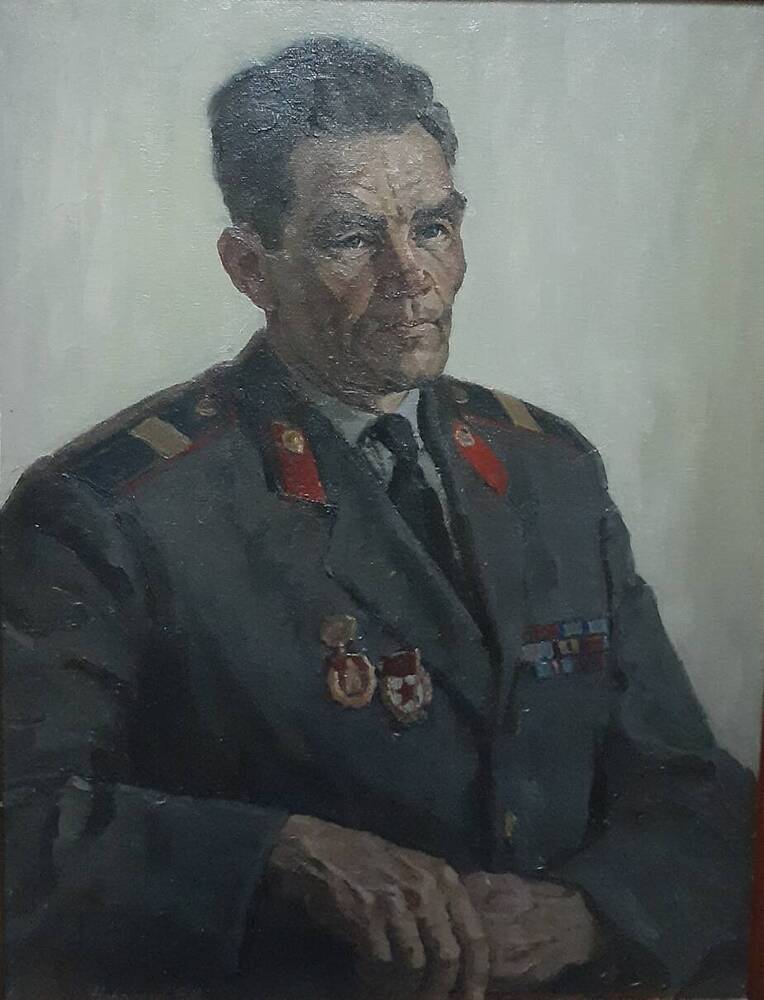 Портрет ветерана ВОВ Иванова И.С.
