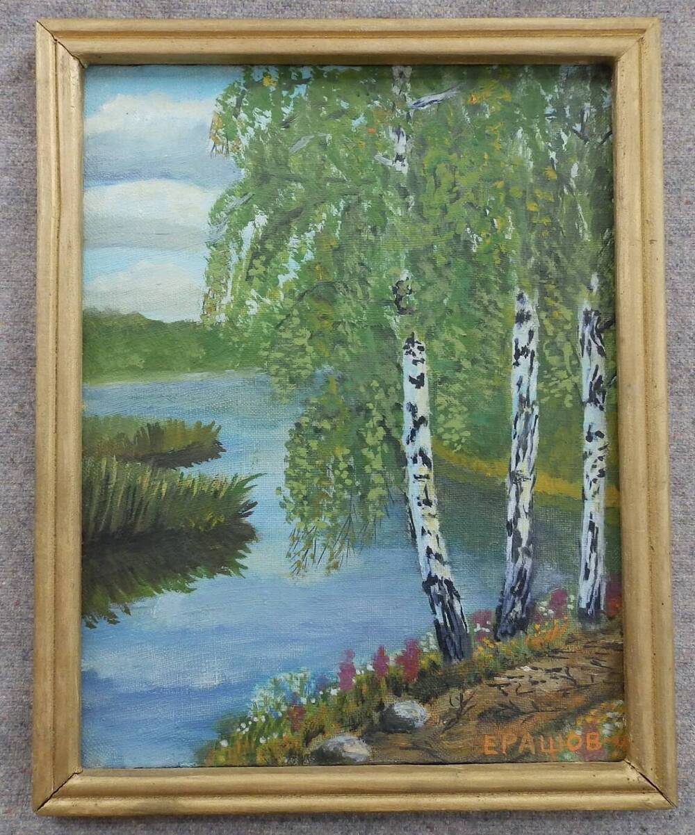 Картина Берёзы. В.А. Ерашов.
Холст, масло 2001 год.
