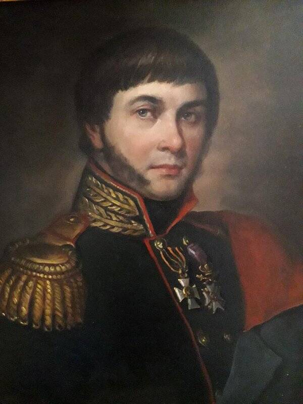 Картина. Портрет А.С. Фигнера, полковника русской армии (1787-1813)