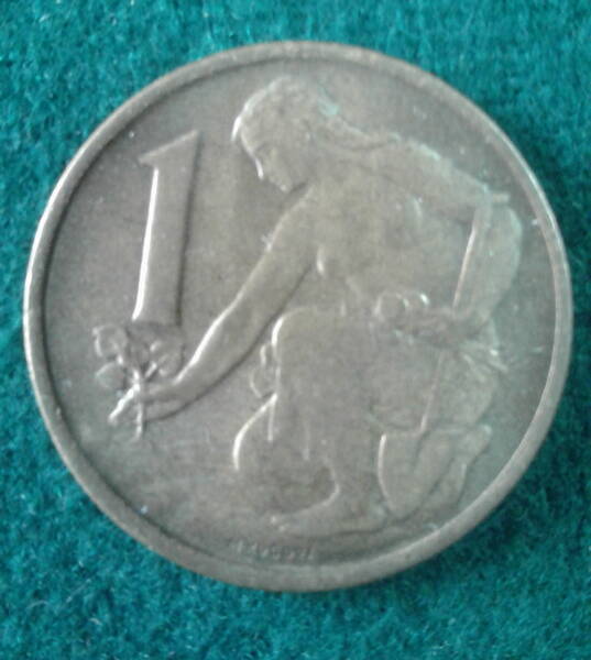 Монета. Чехословакия. 1959 г.