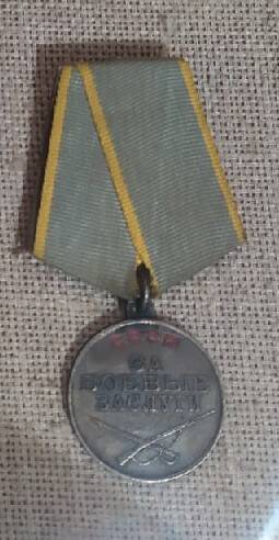 Медаль Романенко К.И. За боевые заслуги №2689626