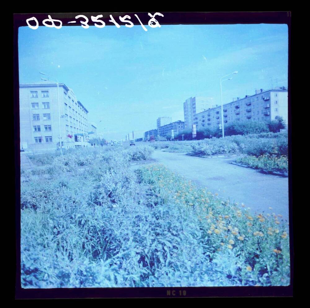 Фотонегатив Виды Воркуты, 1980-е годы