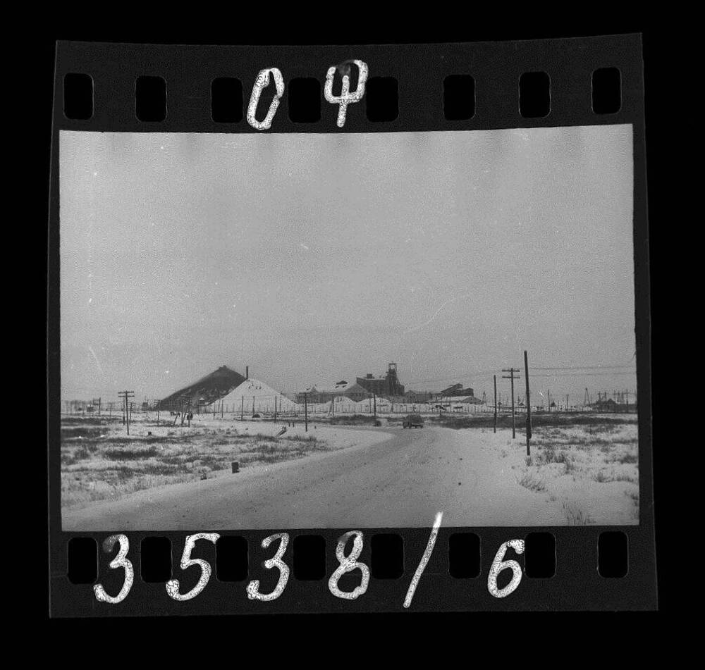 Фотонегатив Воркутинские промышленные предприятия. 1950-е годы.