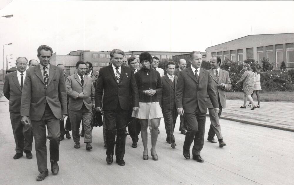Фото. Приезд  чехословацкой делегации г.Пршерова в г.Михайловку, август 1970 г.
