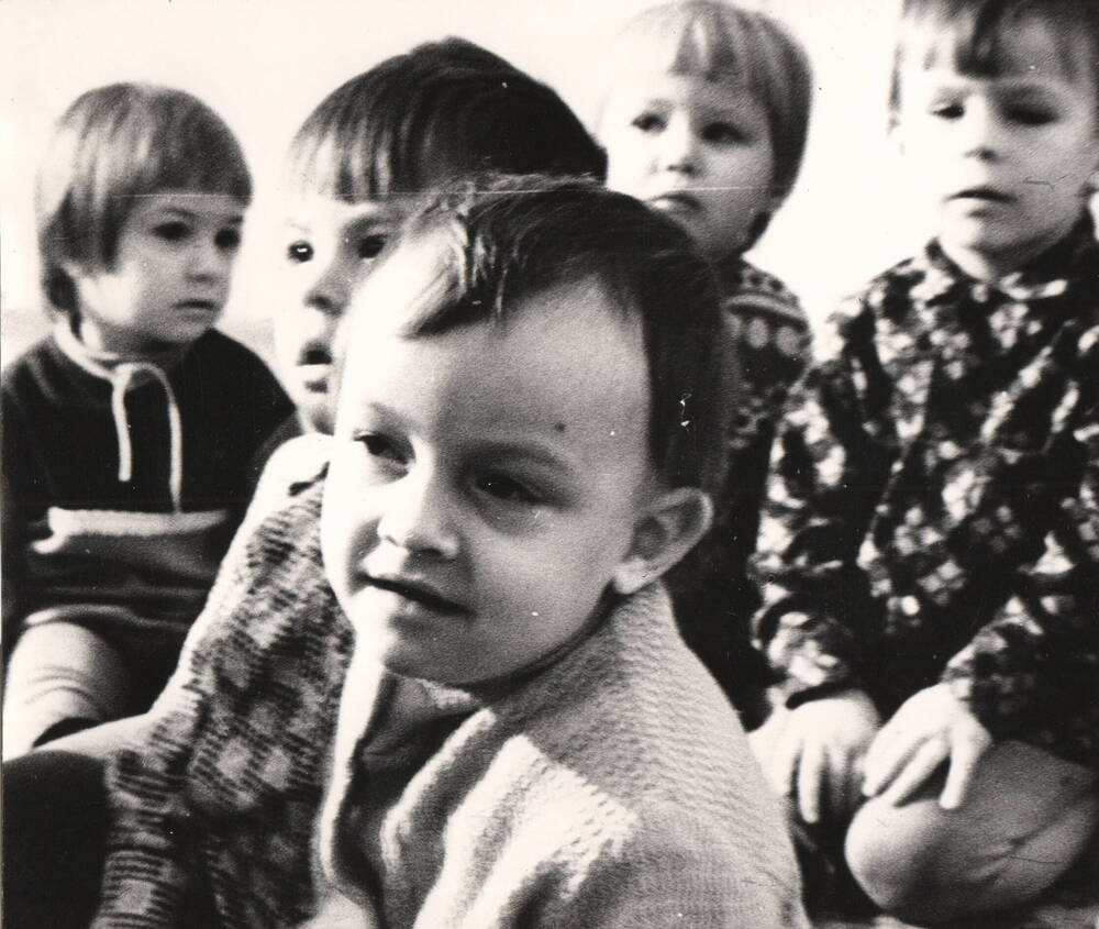 Фото. Дети цемзаводчан в детском саду, 1978 г.