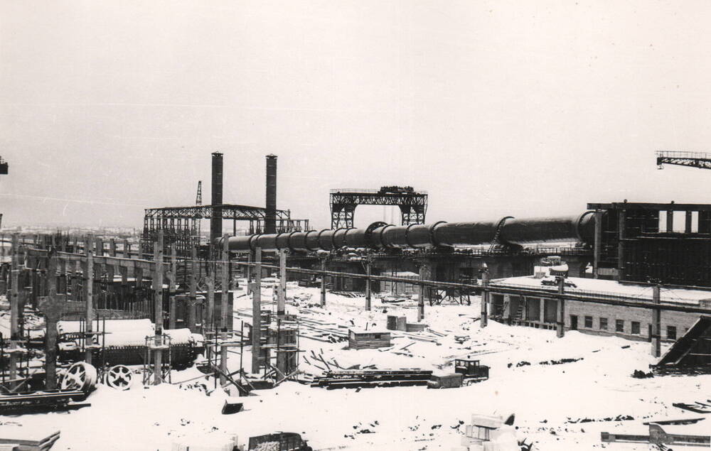 Фото. Панорама цемзавода, 1960-70 гг.