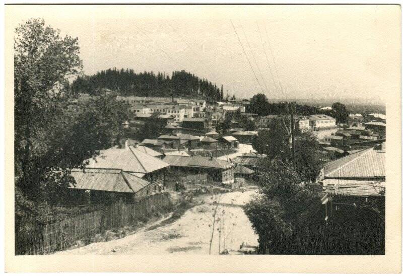 Фотография. Вид с северной стороны Первомайского поселка. Июнь 1964 год