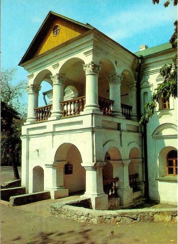 Фотооткрытка почтовая, цветная, маркированная. Киев. Дом Петра I на ПодолеXVII-XVIII вв.