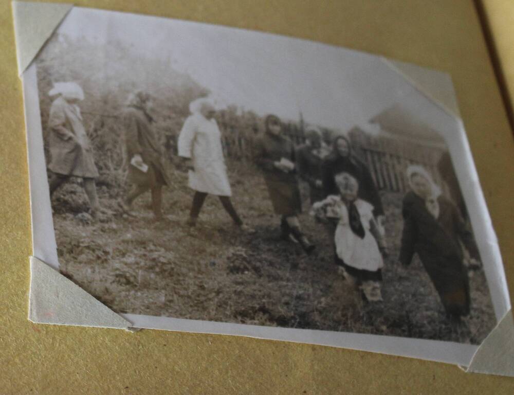 Фотография из альбома Из истории Алманчиковской средней школы. Идут в зимний лес
