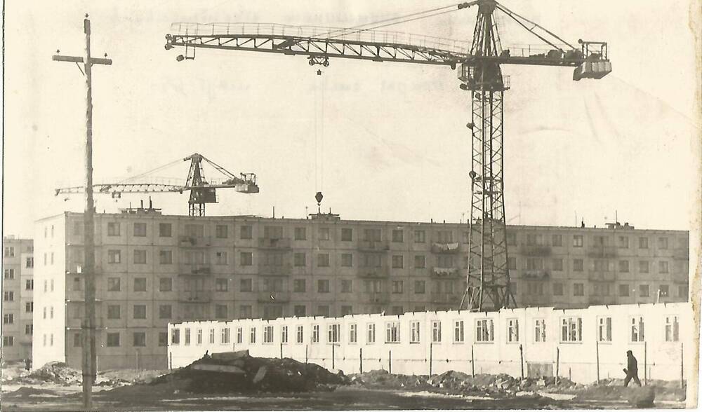 Фотография Панорама строительства новых домов