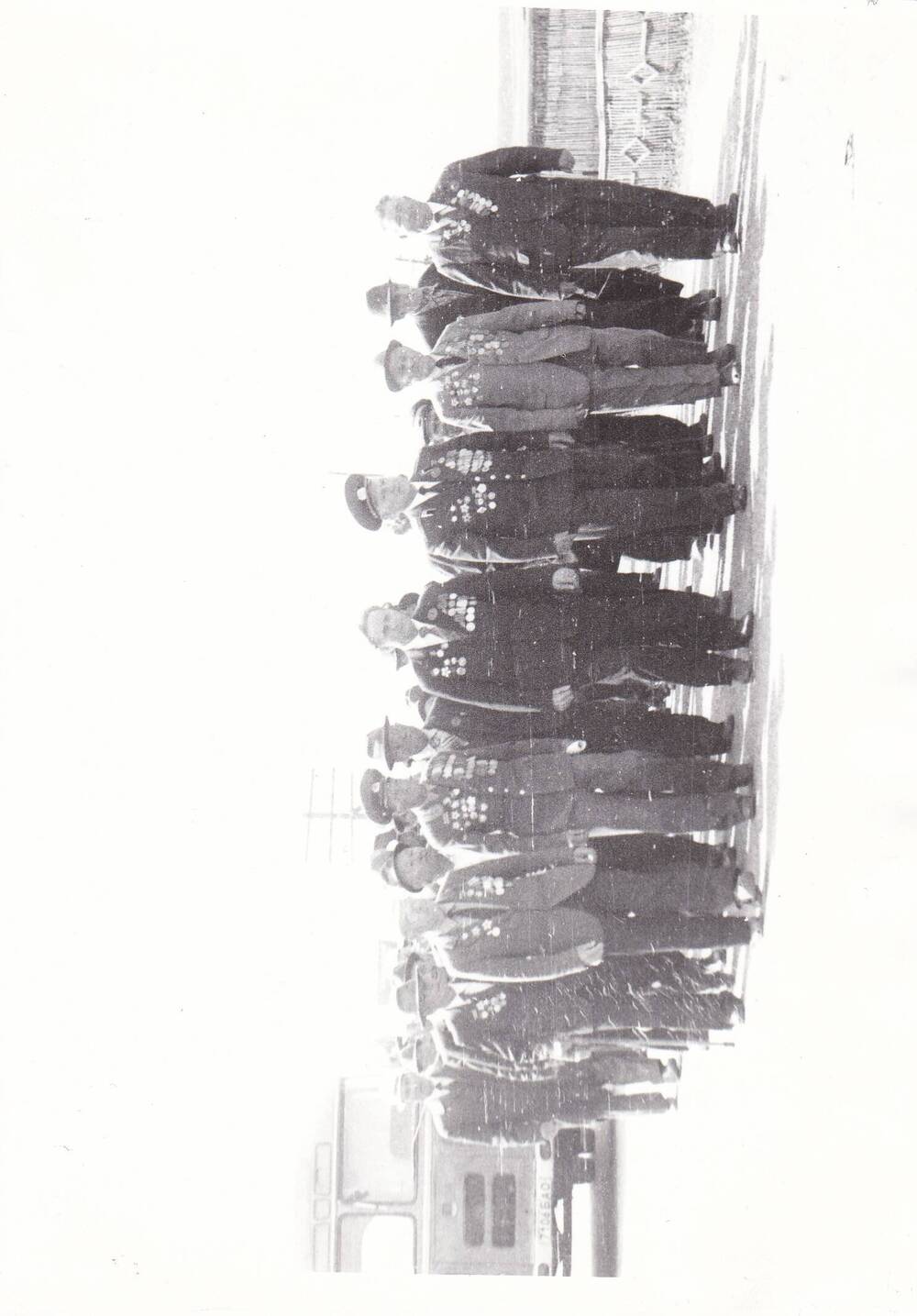 Фотография. Ветераны 219 Стрелковой Идрицкой Краснознаменной дивизии. Красноусольский 1980 год.