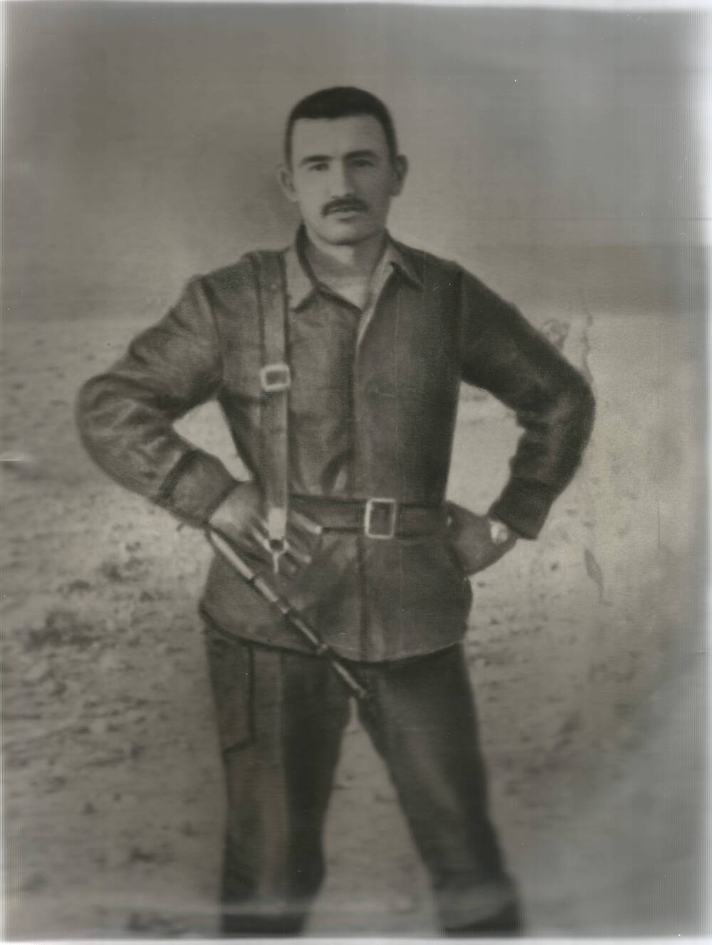 Фотография Б. В. Дрожжин,  награжден орденом «Красная звезда»