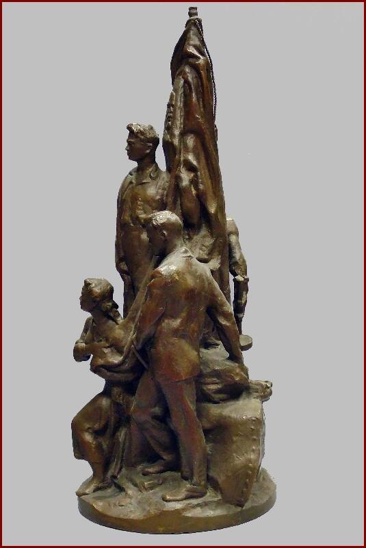 Макет памятника молодогвардейцам в г. Краснодоне. 1951-1954 гг.