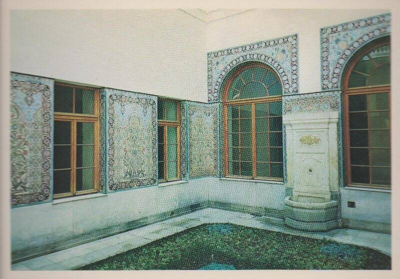 Фотооткрытка видовая сувенирная цветная. «Арабский дворик».
