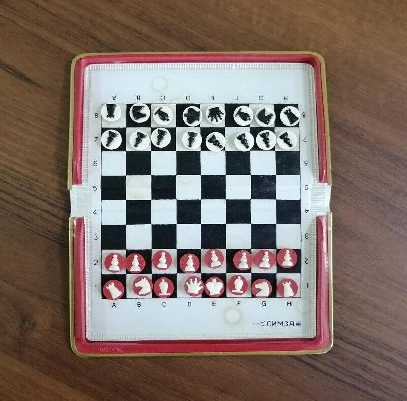 Дорожные магнитные шахматы. Аналог советских шахмат «Симза»