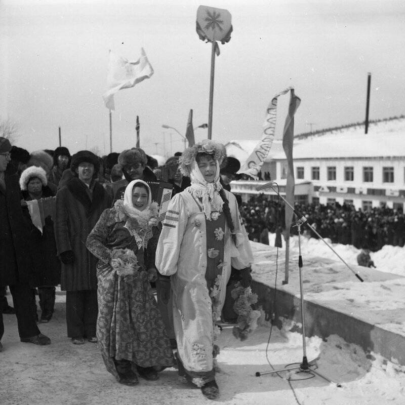 Негатив. По истории Алдана. Праздники. Проводы русской зимы.