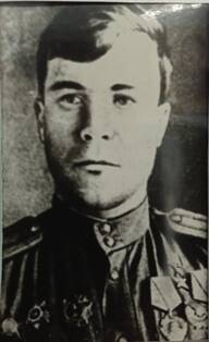 Фотокопия портрета Батышева - командира батальона принимавшего  участие в освобождении Новокубанского района Краснодарского края  в период января 1943г.