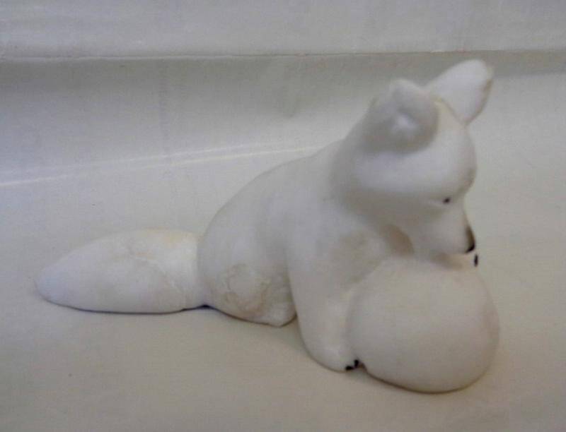 Скульптура Полярная лиса