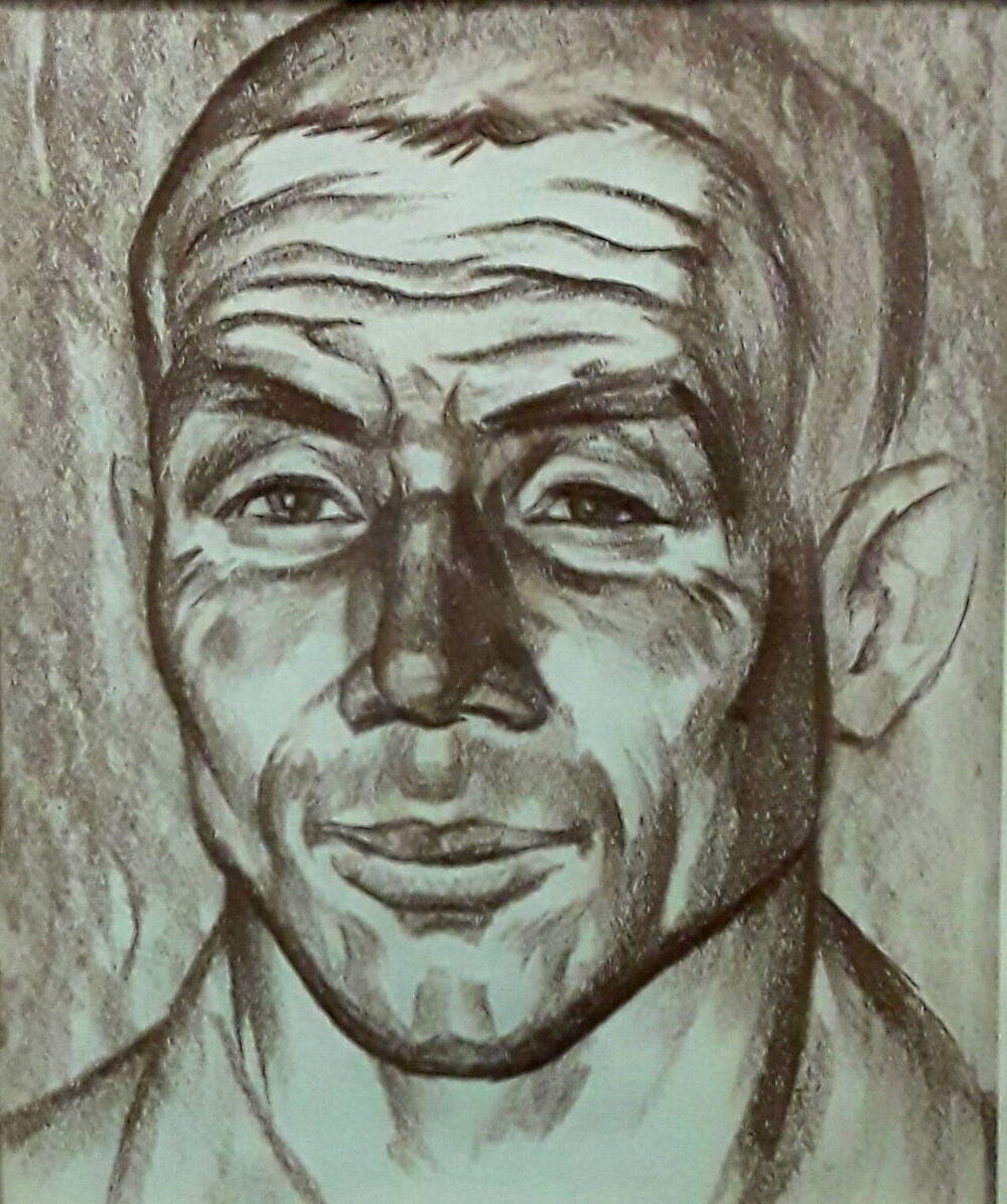 рисунок 	«Портрет мужчины»