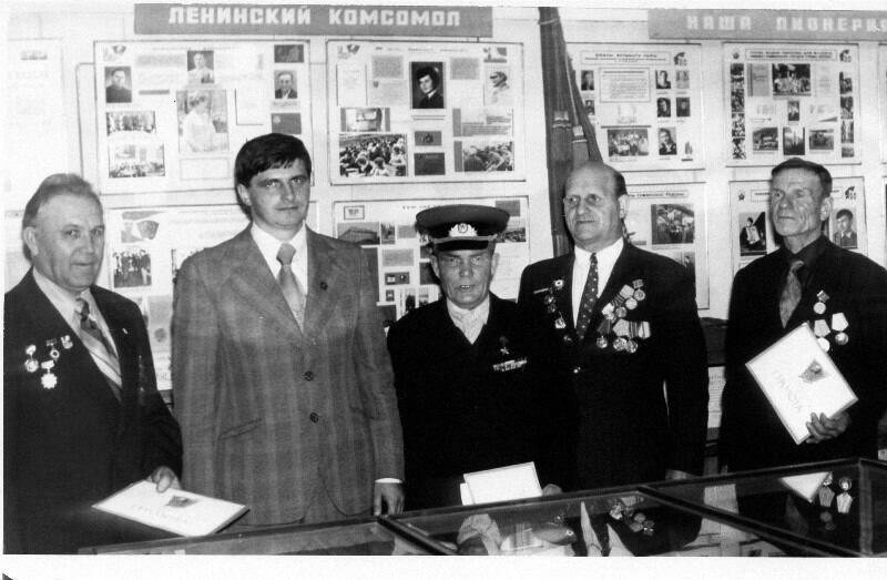 Фотография. Встреча в музее г. Гуково с ветеранами Великой Отечественной войны.