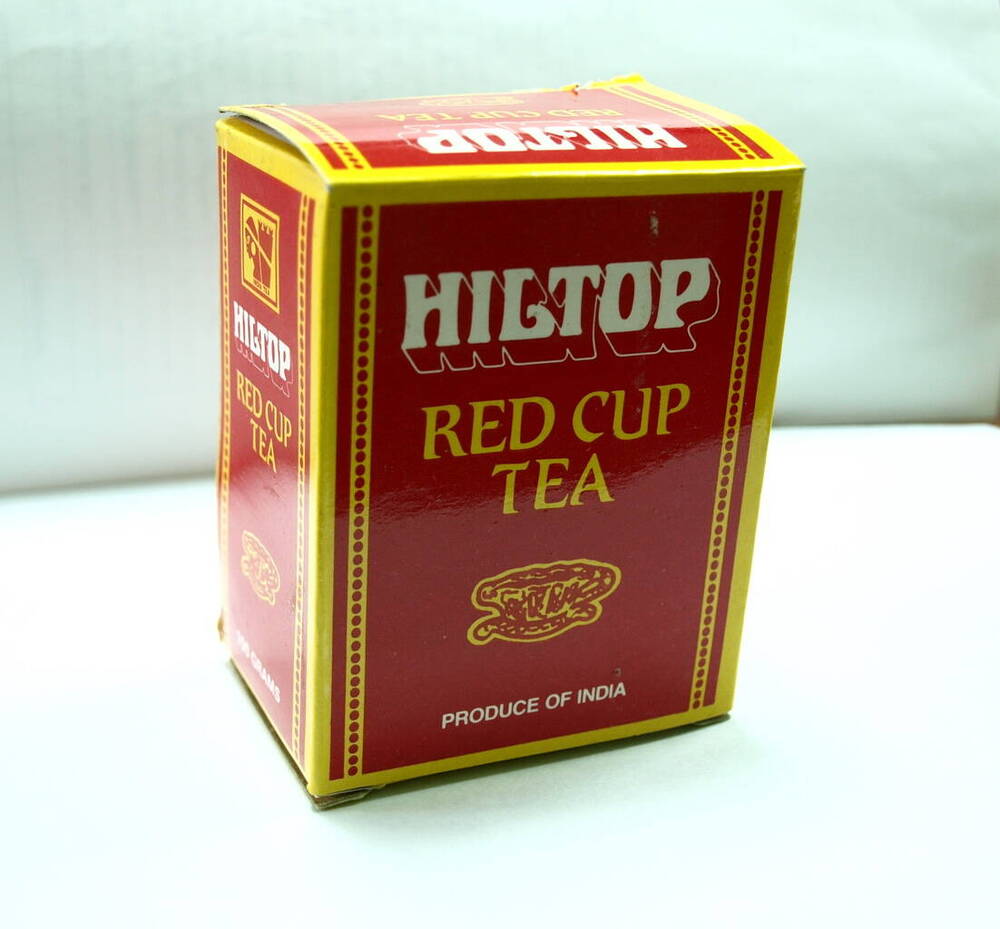 Коробка из-под чая Hiltop Red cup tea