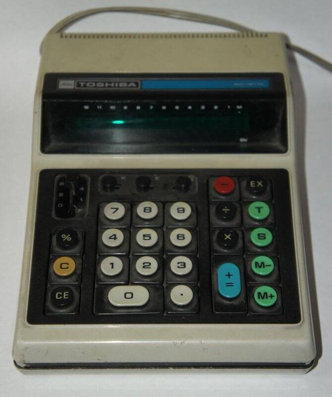 Электрическая счетная машинка «TOSHIBA BC-1217А»