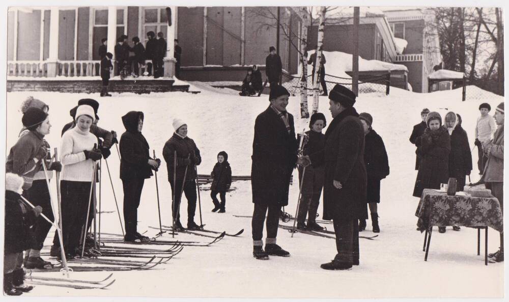 Фотография. Лыжные соревнования в парке им.Калинина (ныне Монрепо)