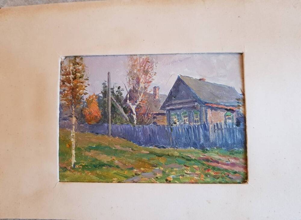 Осень в селе Подлипичье.