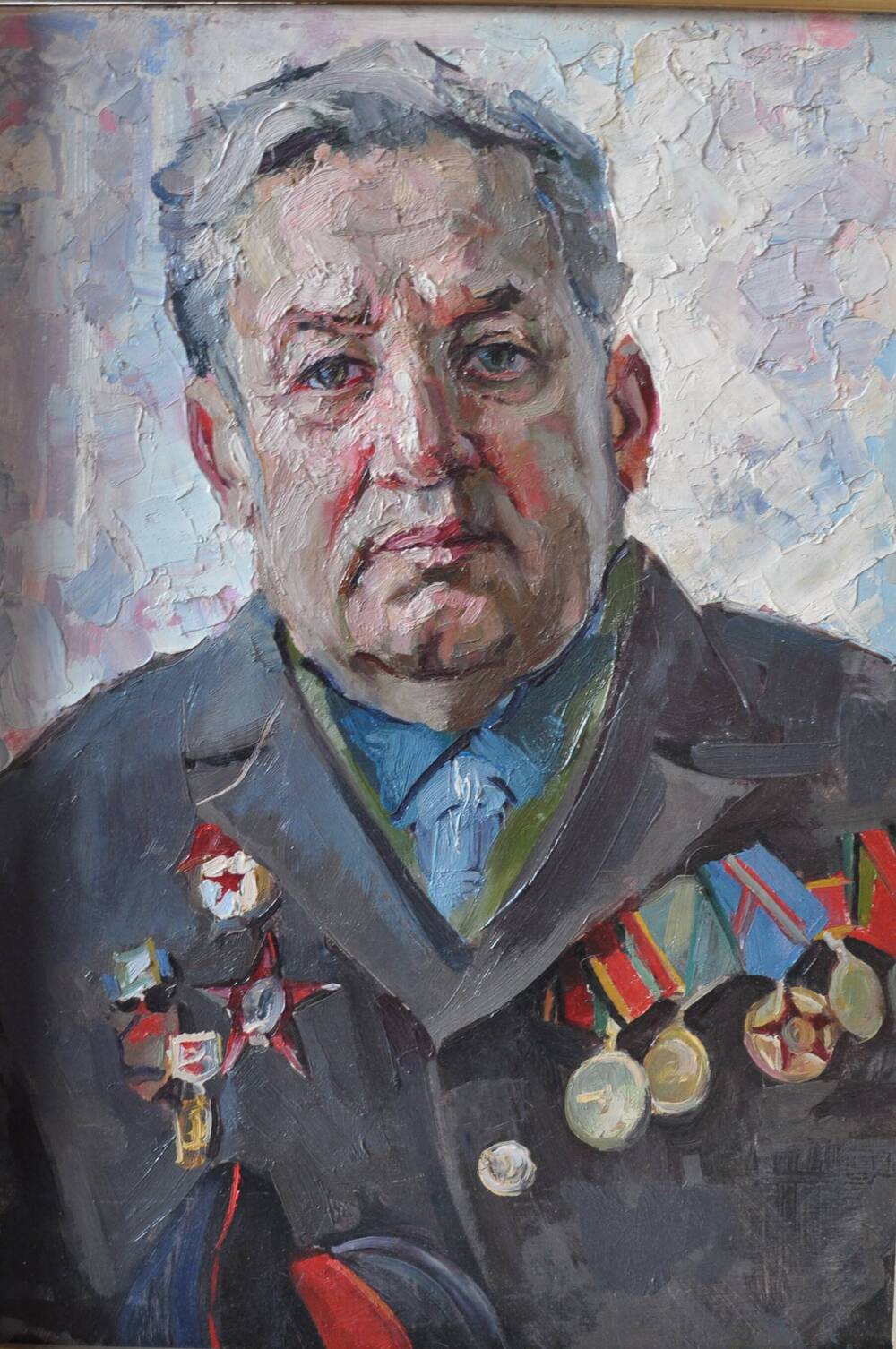 «Портрет ветерана Донского  кавалерийского корпуса Данилина Г.П.» 1976г.