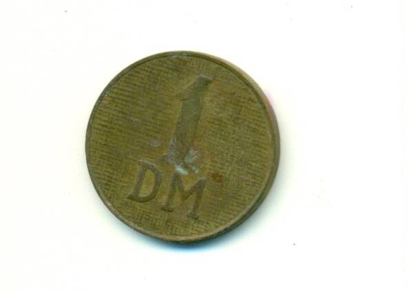 Монета. 1 DM