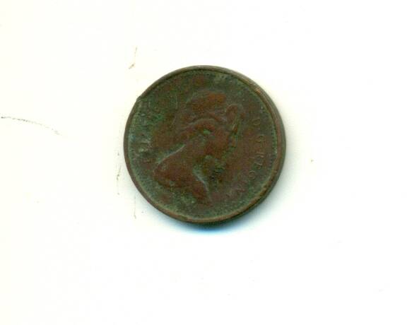 Монета. Канада.
 1 цент  1979 г.