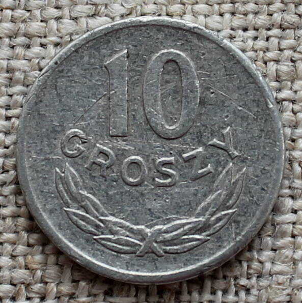 Монета 10 GROSZY.