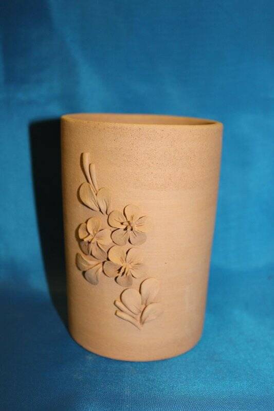Стакан-ваза для цветов. Набора керамического парфюмерного «Незабудка». Набор керамический парфюмерный «Незабудка»